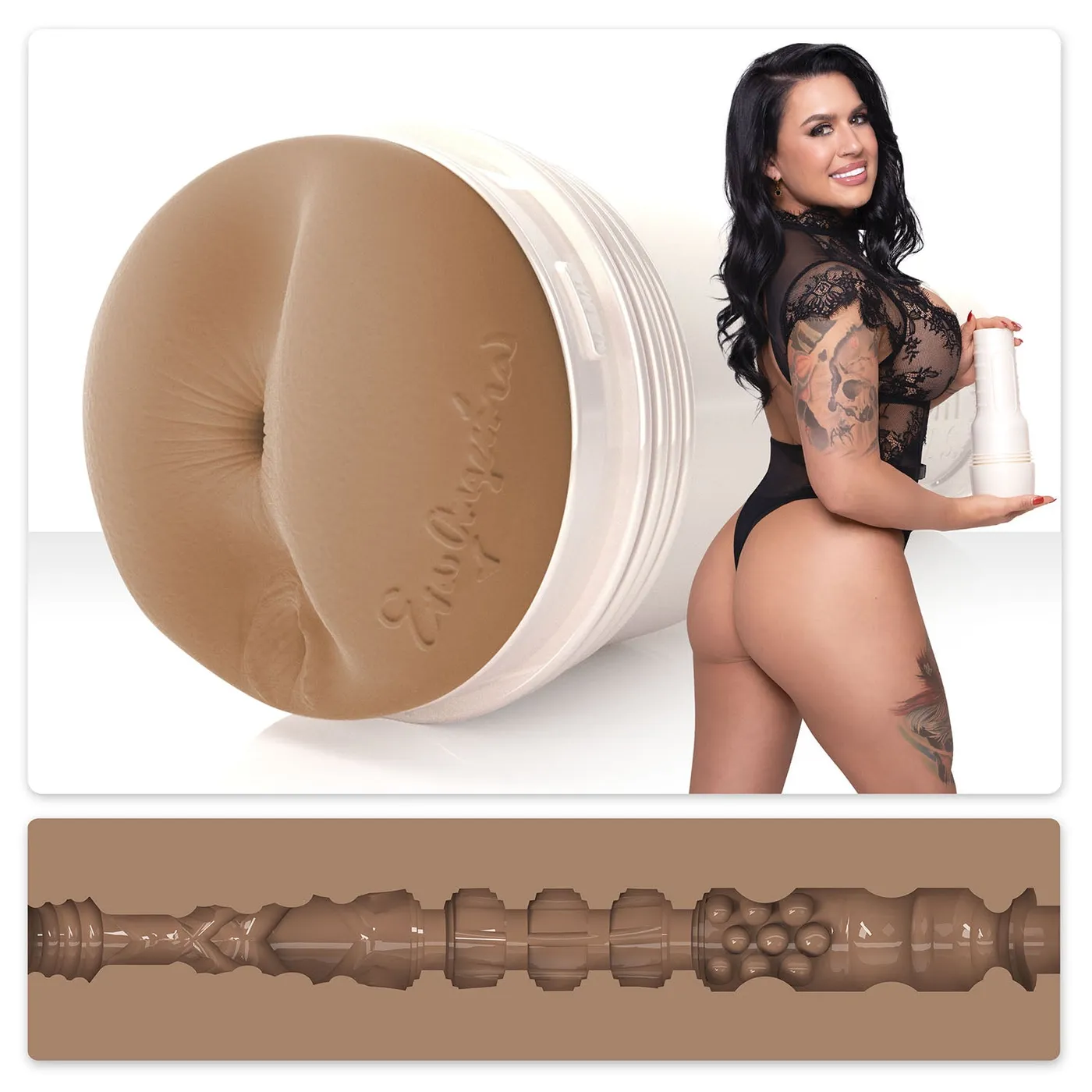 Eva Angelina, the performer behind the Eva Angelina Smolder Fleshlight