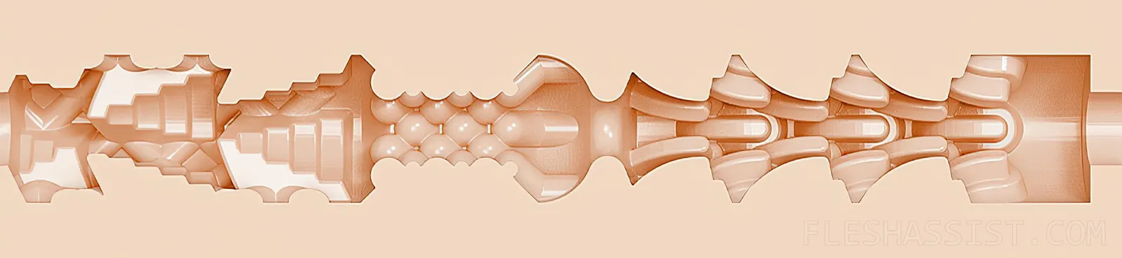 Violet Myers Waifu internal texture cutaway